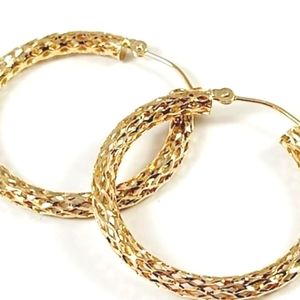 10K Gold Hoop Earrings